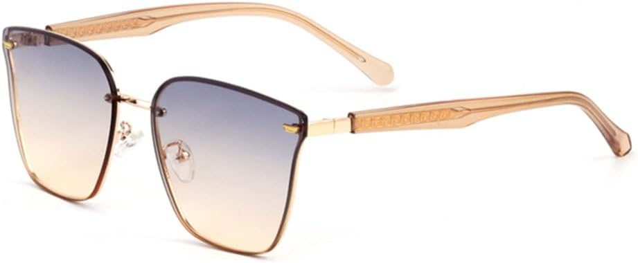 

2027 Большие квадратные металлические оправы для женских солнцезащитных очков, модный дизайн, мужские солнцезащитные очки UV400 для вождения и рыбалки MTZJH, C02-gold Yellow