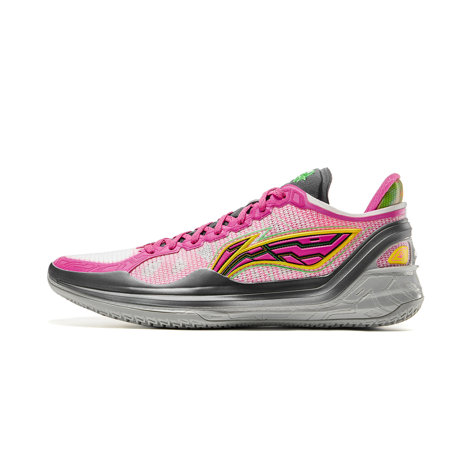 

Баскетбольные кроссовки Liren 4 V2 Basketball Shoes Men Low-Top Pink Lining, розовый