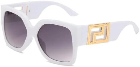 

Солнцезащитные очки для мужчин и женщин, винтажные, большие, модные, квадратные, с градиентным переходом цвета, модные солнцезащитные очки с защитой от УФ-излучения UV400 MTZJH