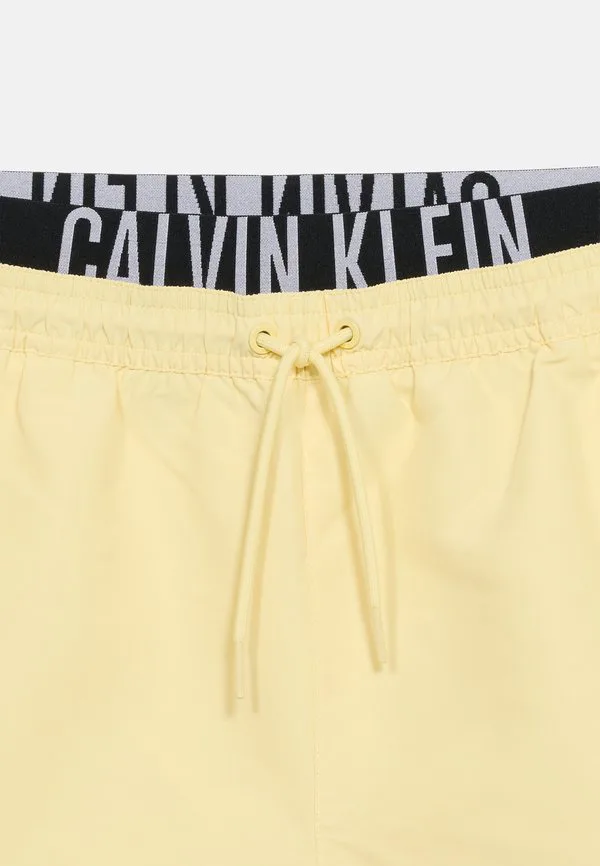 Плавки средней длины, двойные. Calvin Klein Swimwear, French Vanilla — фото 3