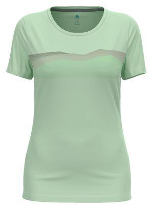 

Женская техническая футболка Odlo F-Dry Ridgeline, светло-зелёная