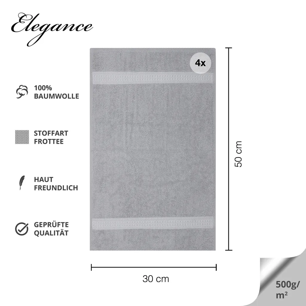 

Полотенце CLASS HOME COLLECTION, серебряный