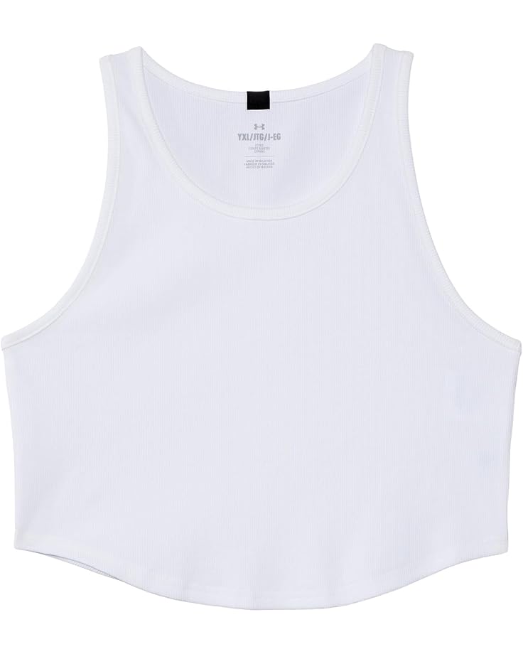 

Топ Under Armour Kids Rival Ribbed Tank Top, белый