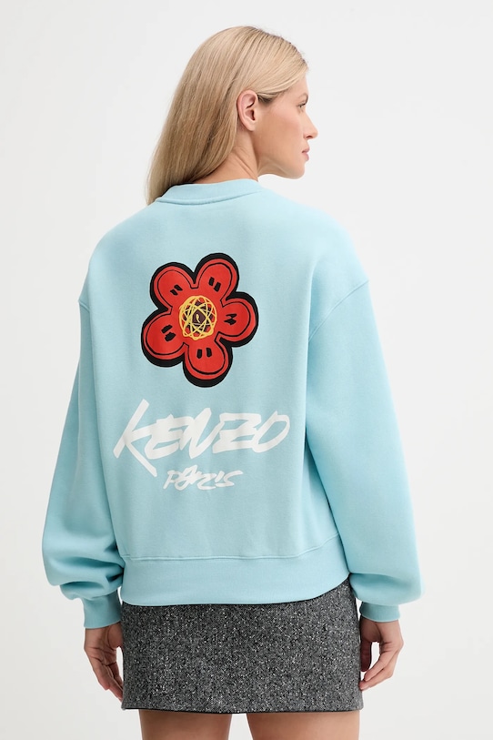 

Хлопковая толстовка x Futura Kenzo, бирюзовый