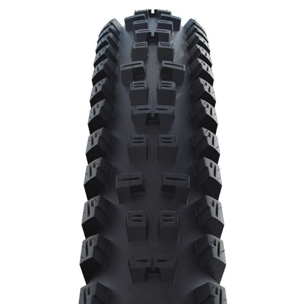 

Жесткая шина MTB Schwalbe Tacky Chan 27.5´ EVO Super Downhill TLE Tubeless 27.5´´ x 2.40, черный