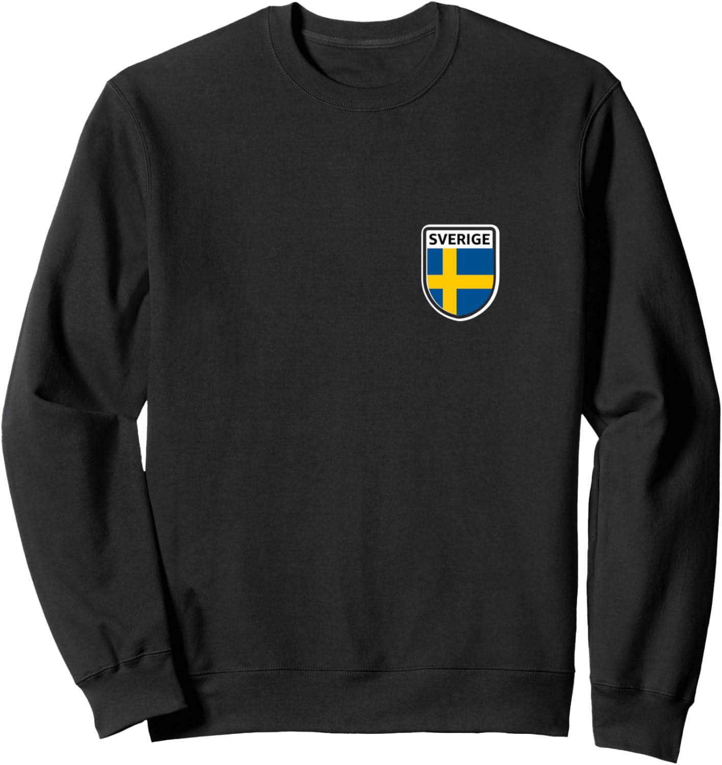 

Толстовка с флагом Швеции Sweden, черный