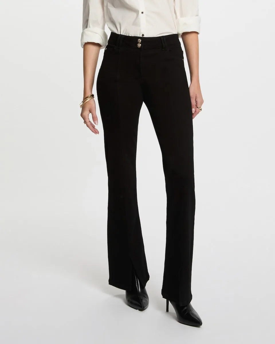 

Женские джинсы кроя bootcut Morgan, черный