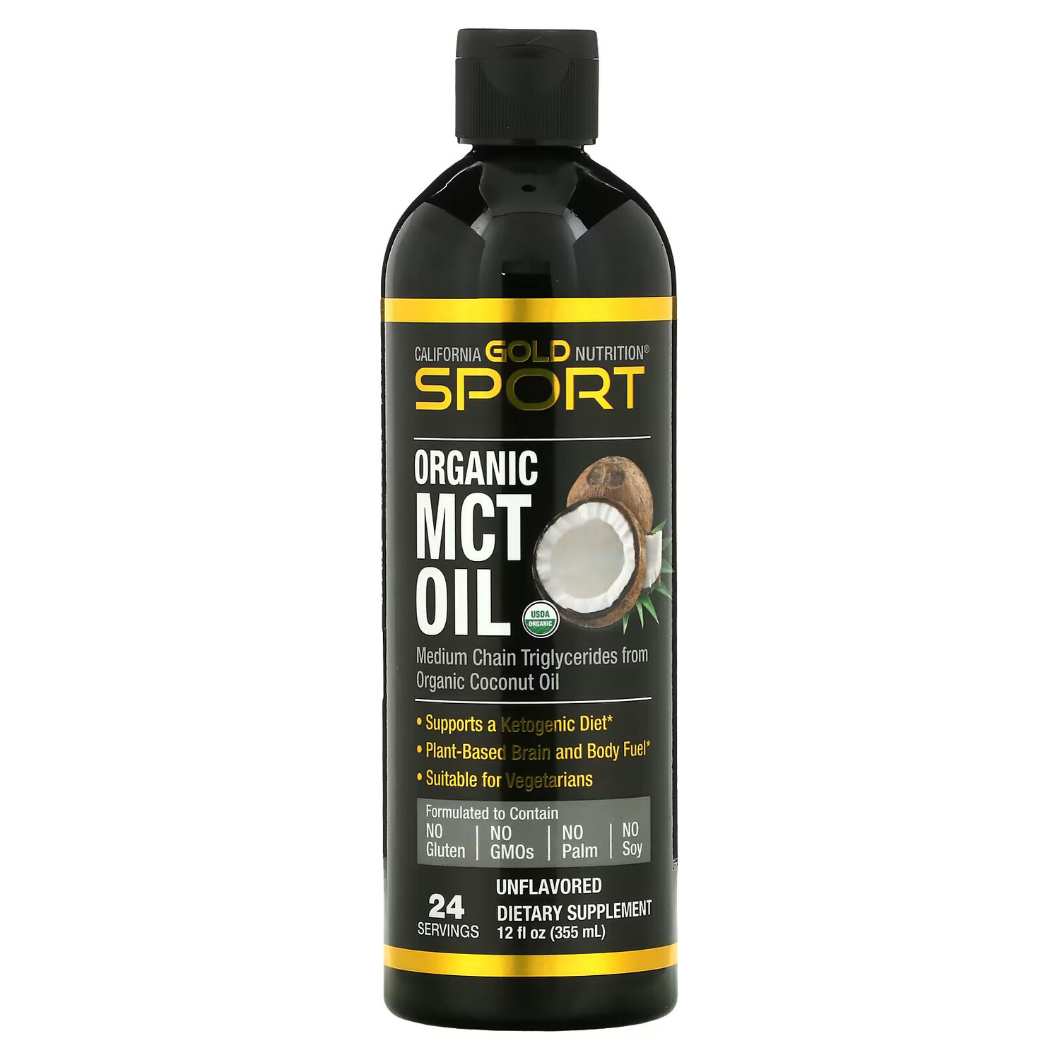 

Органическое масло MCT California Gold Nutrition, 355 мл