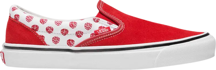 

Кеды Vans Bodega x Slip-On LX Dice, красный