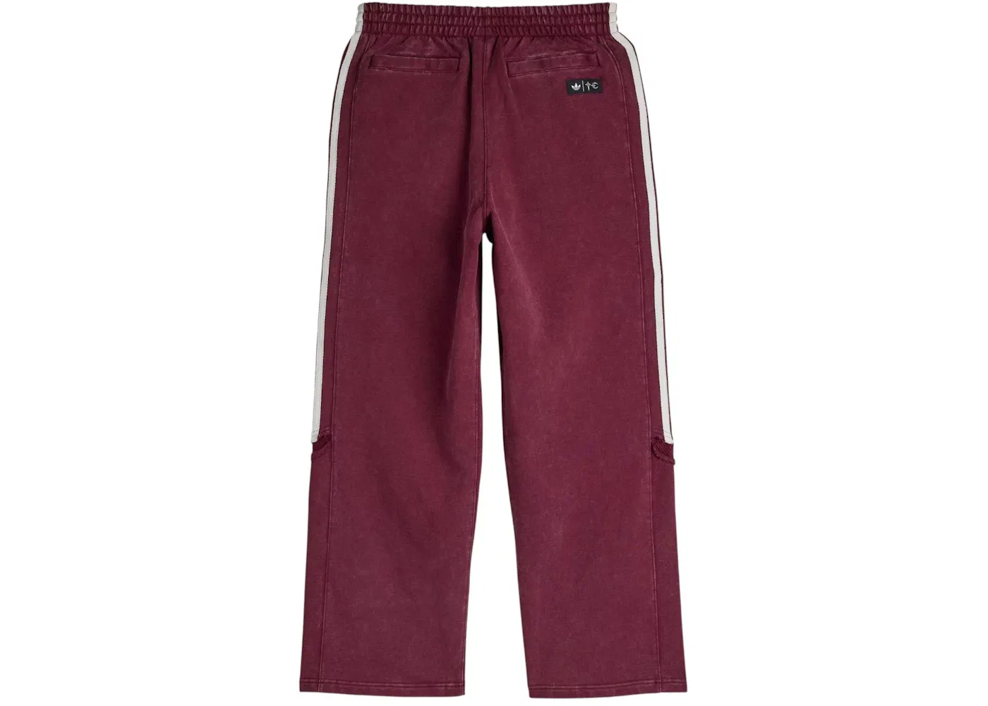 Мужские спортивные штаны с принтом Teamgeist Adidas, Maroon — фото 2