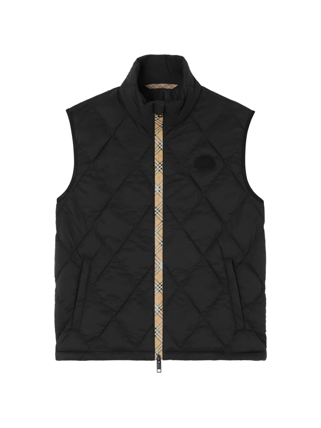 Стеганый жилет Packable Acresford Burberry, черный