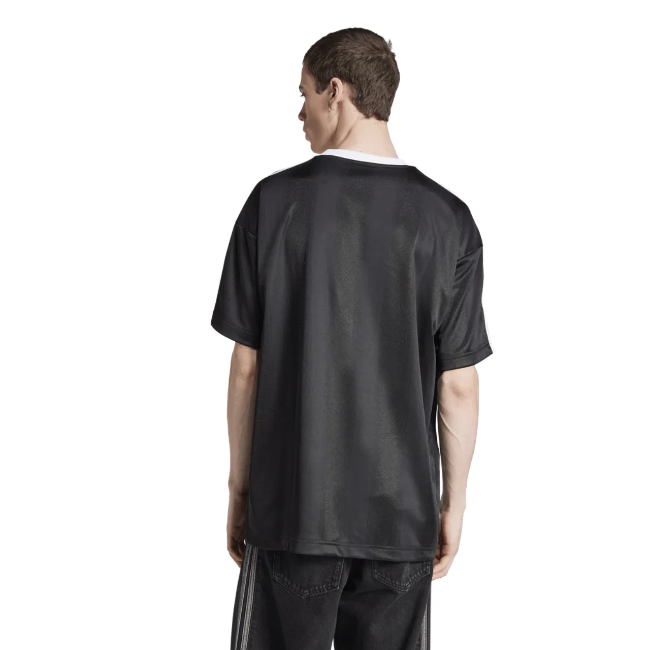 Мужская джерси Jacquard Adidas, черный/белый — фото 2