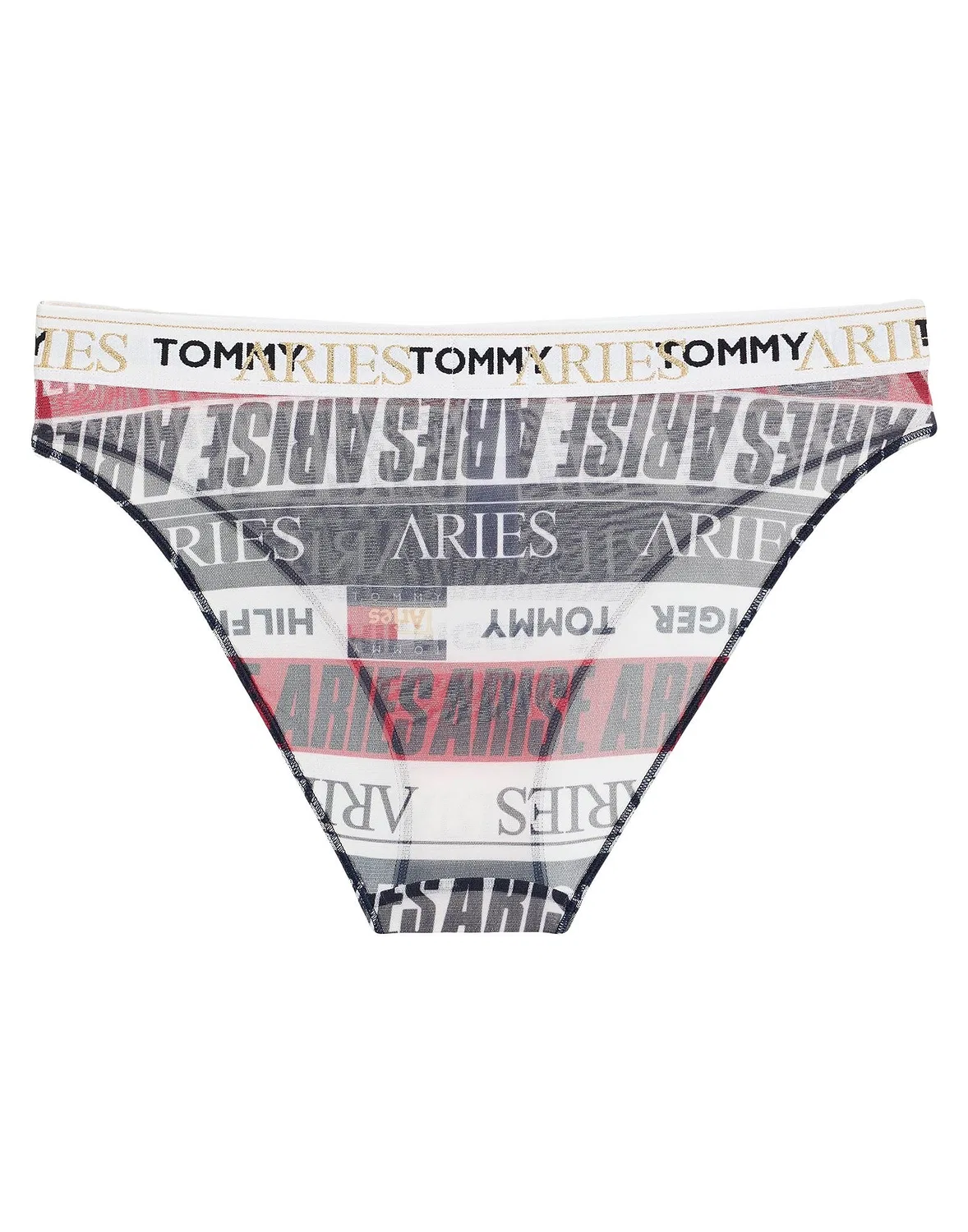 Женские трусы с логотипом Tommy X Aries Tommy HILFIGER, темно-синий — фото 2