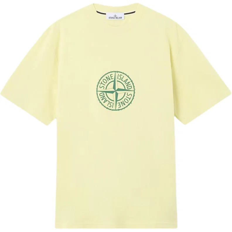 Мужская футболка с принтом Compass Printed STONE ISLAND