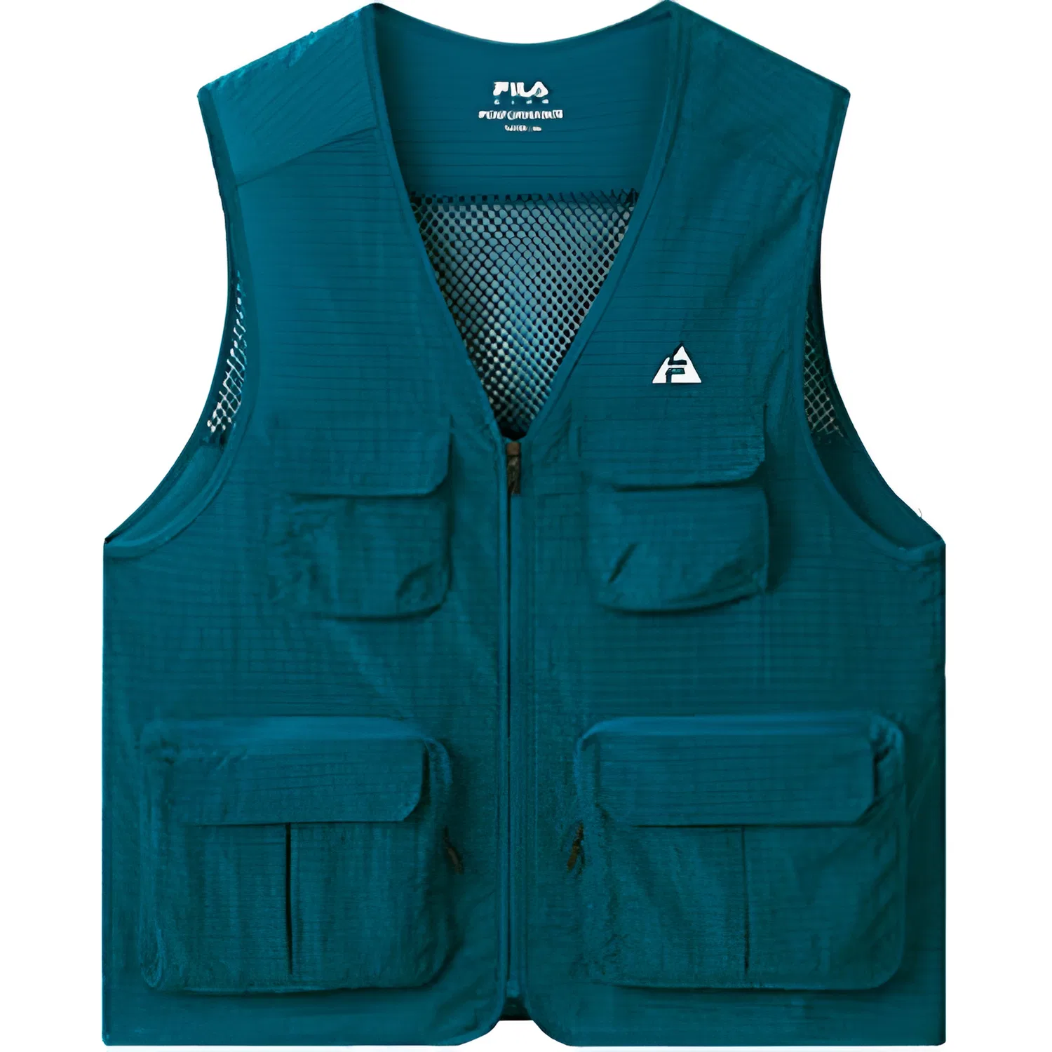 Детский жилет с V-образным вырезом FILA KIDS, Mony Blue