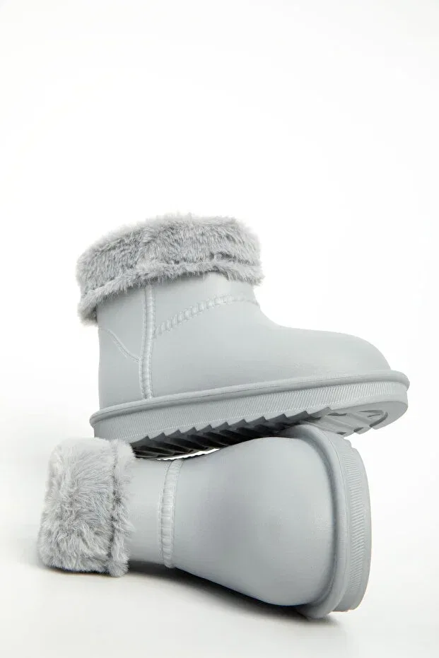Детские ботинки для девочек водонепроницаемые Bootie Soho, Gray — фото 3