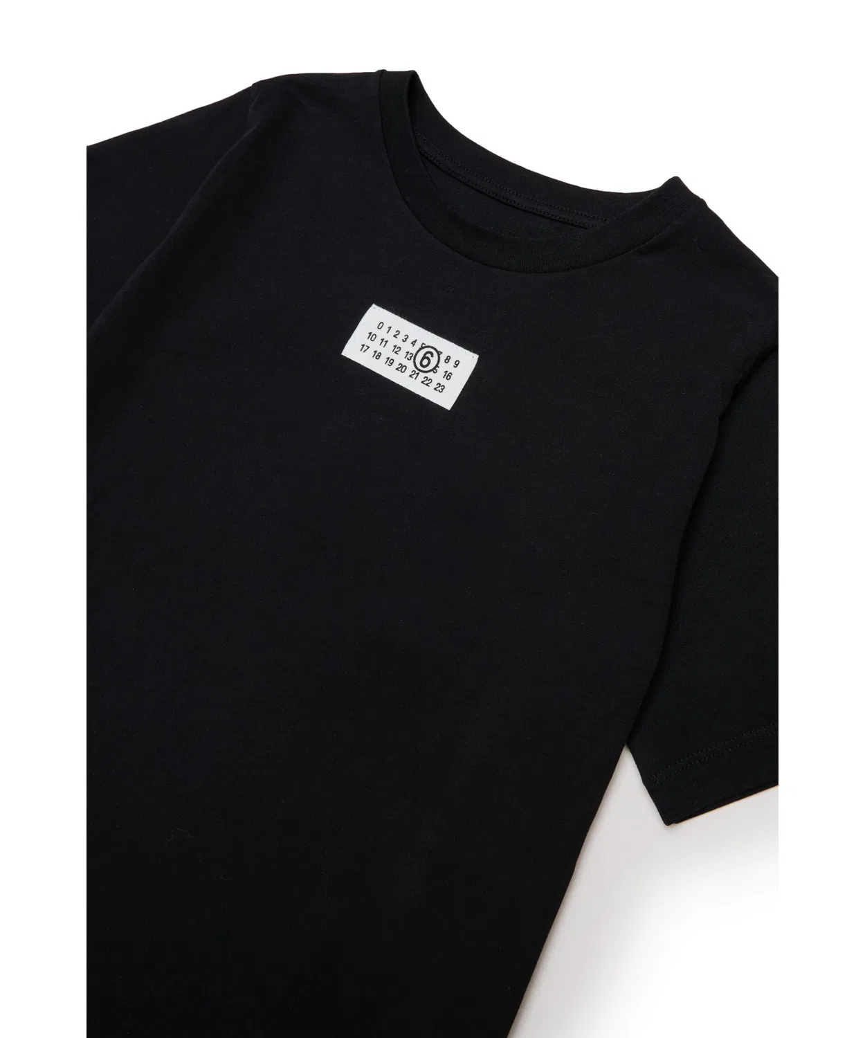 Детская футболка с принтом MM6 KID MM6 Maison Margiela, Черный — фото 3