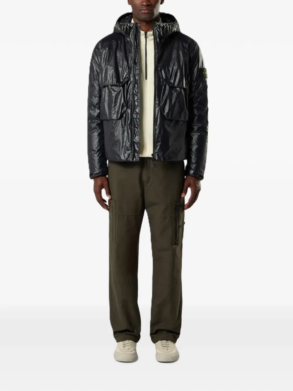 4100056 light nylon 3L-TC Stone Island, черный — фото 2