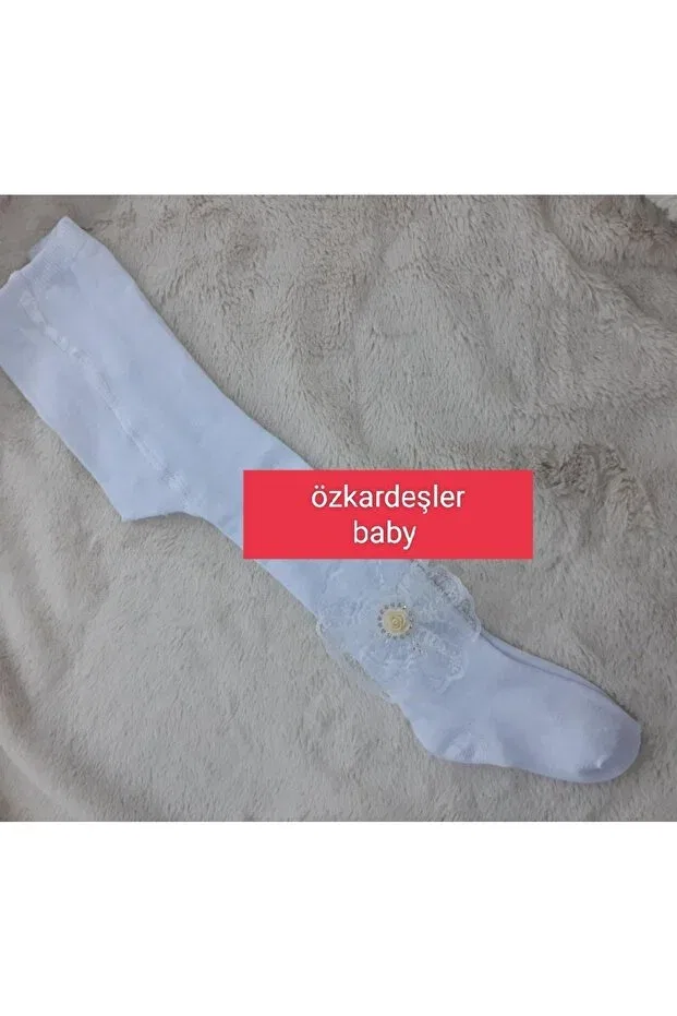 Детские носки с принтом Özkardeşler Baby, Lilac — фото 2