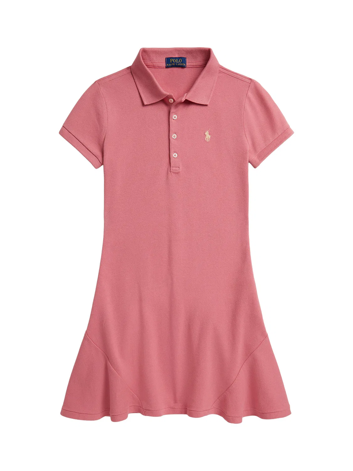 Повседневное платье стандартного кроя для девочки Polo Ralph Lauren, розовый
