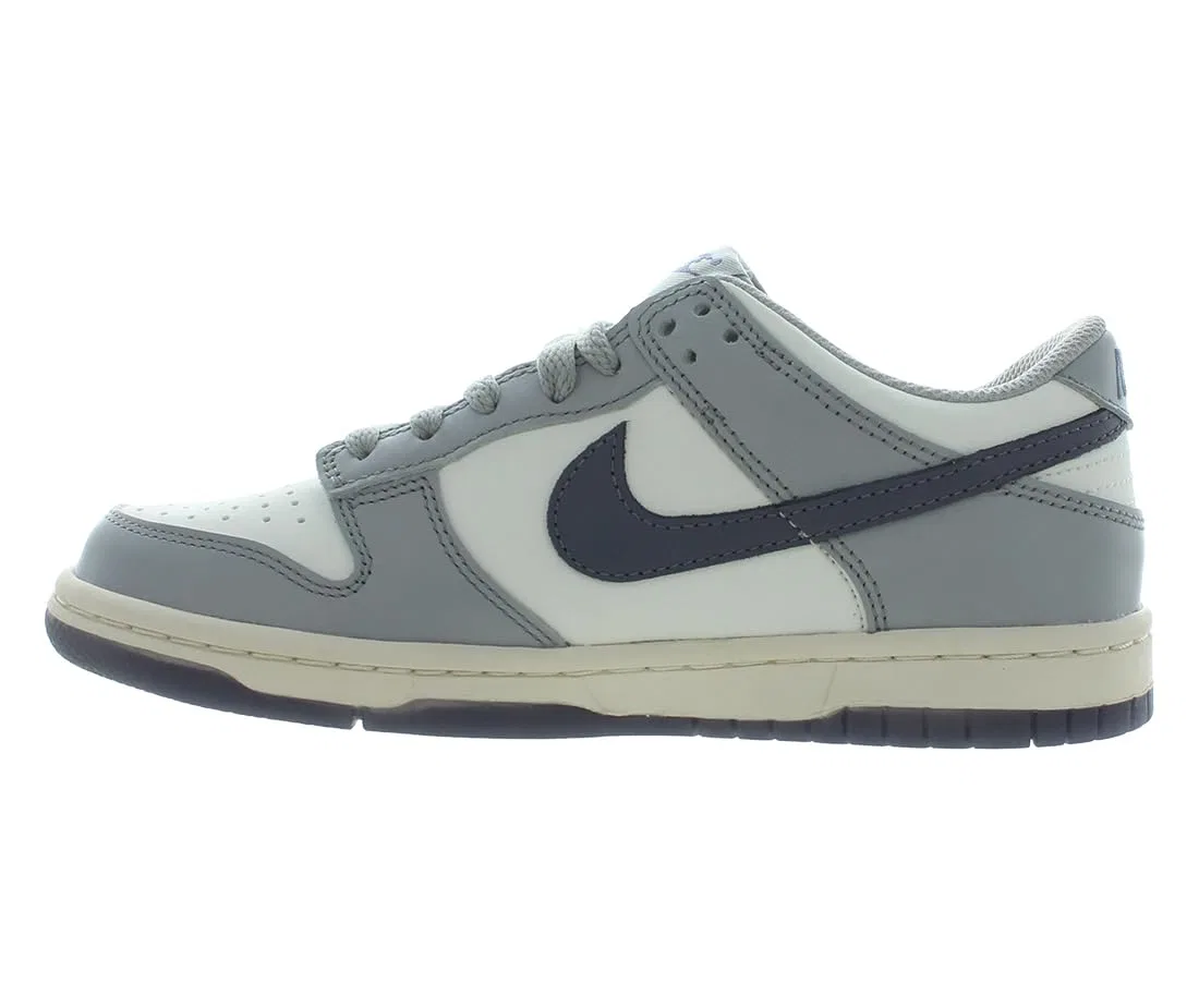 Детские кроссовки для мальчиков NIKE Dunk Low GS NIKE, Summit White Light Carbon — фото 4