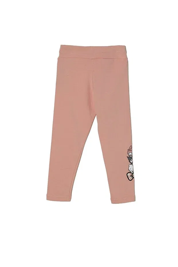 Детские леггинсы для девочек с принтом Hello Kitty & Frie, Puma, Pink-102230697 — фото 2