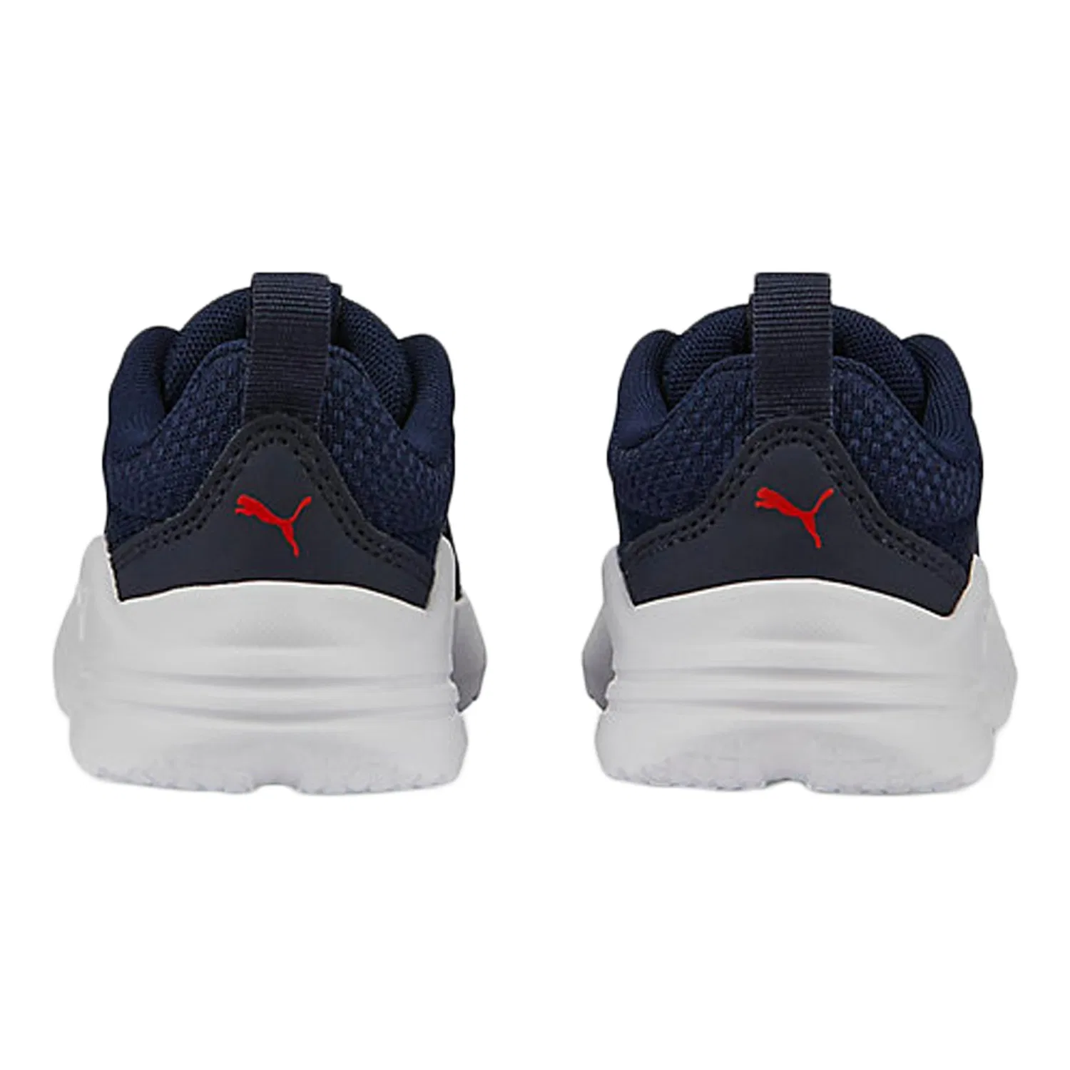 Кроссовки низкие детские на шнуровке Wired Run Ac Puma, синий — фото 3