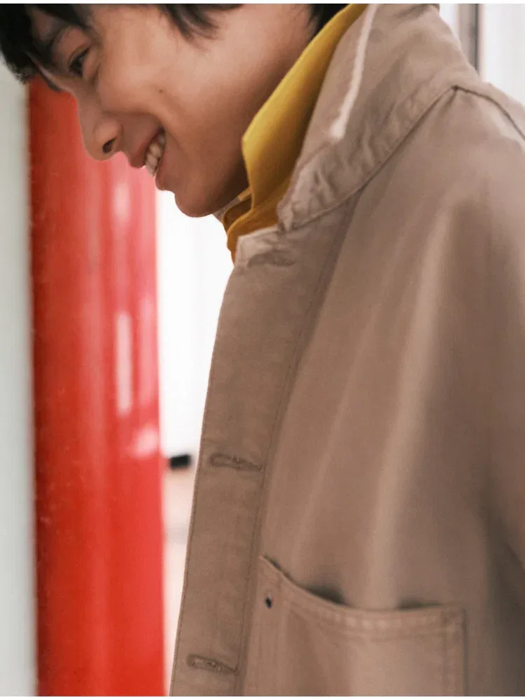 Куртка повседневная из хлопка, Chore Jacket TOMMY HILFIGER, Beige — фото 2