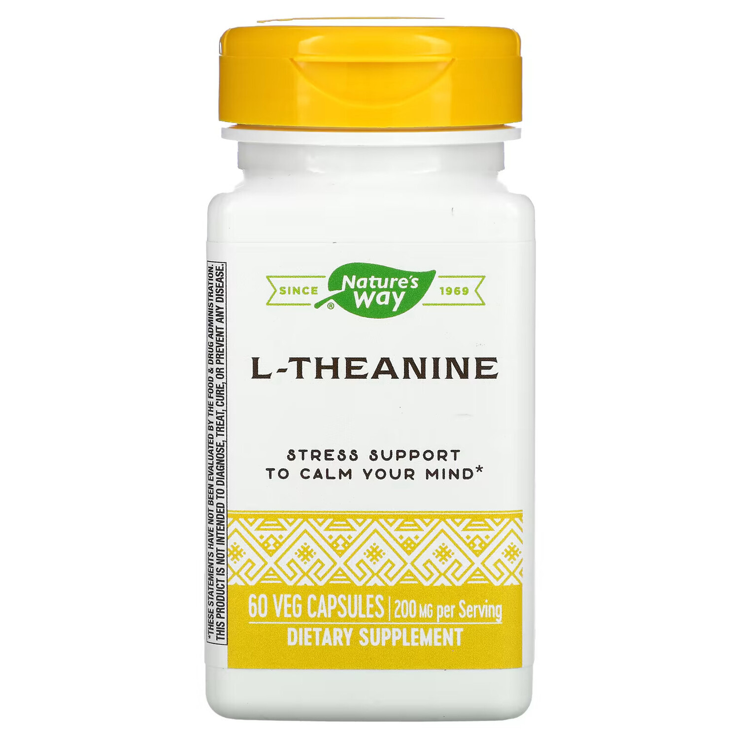 

L-теанин Nature's Way, 60 растительных капсул
