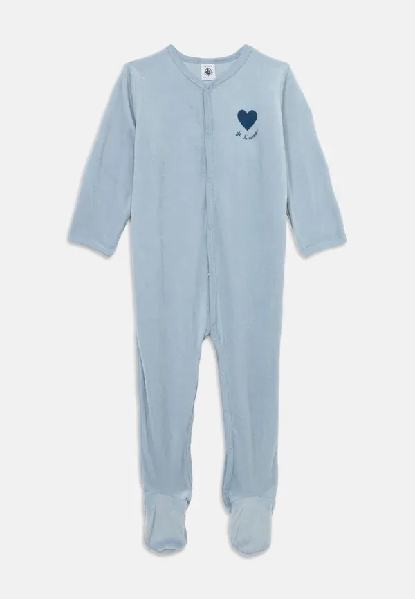 Комплект пижамы с принтом, модель 2 pack, Petit Bateau, синий — фото 3