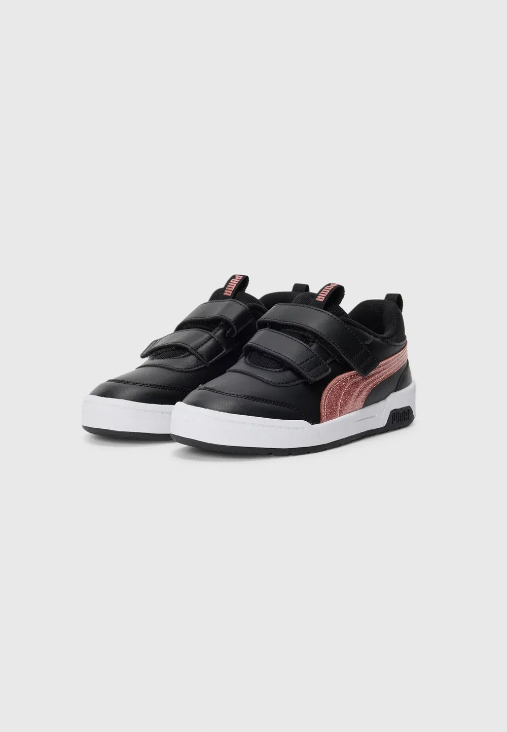 Кроссовки Multiflex 2 glitz унисекс для бега по улицам Puma, Black/Rose Gold-Coloured — фото 2