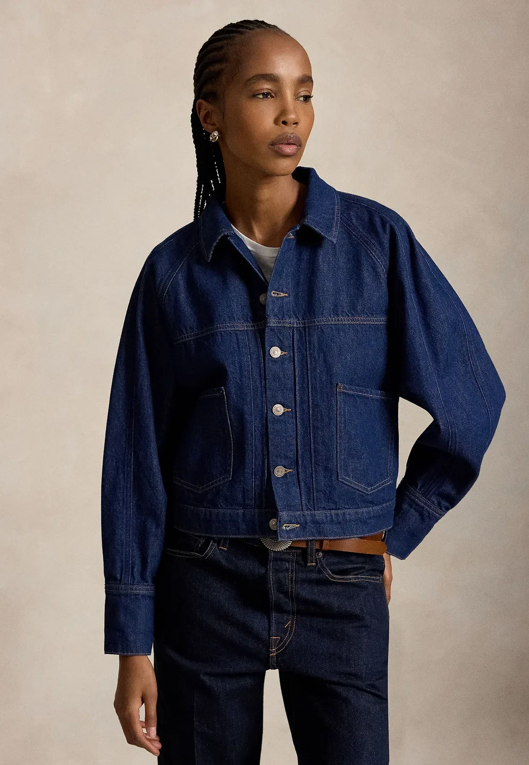Джинсовая куртка необычной формы - джинсовая куртка Polo Ralph Lauren, Manteas Wash
