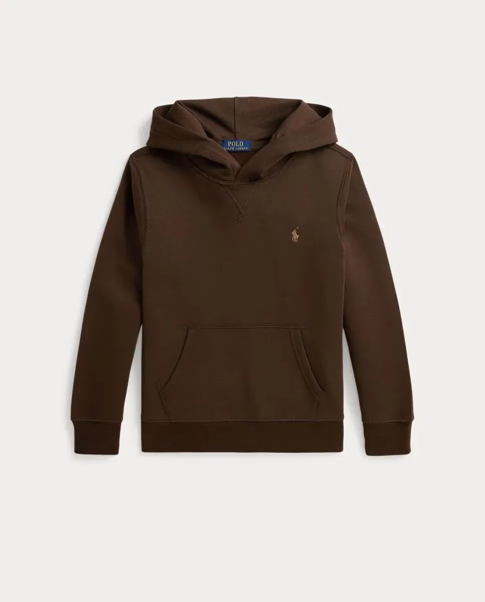 Детская худи для девочек на молнии Polo Ralph Lauren, Marrón Oscuro