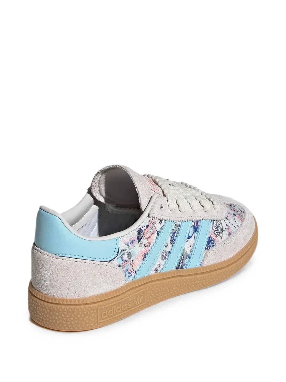 Кроссовки Spezial Handball с цветочным принтом Adidas Kids, бежевый — фото 3