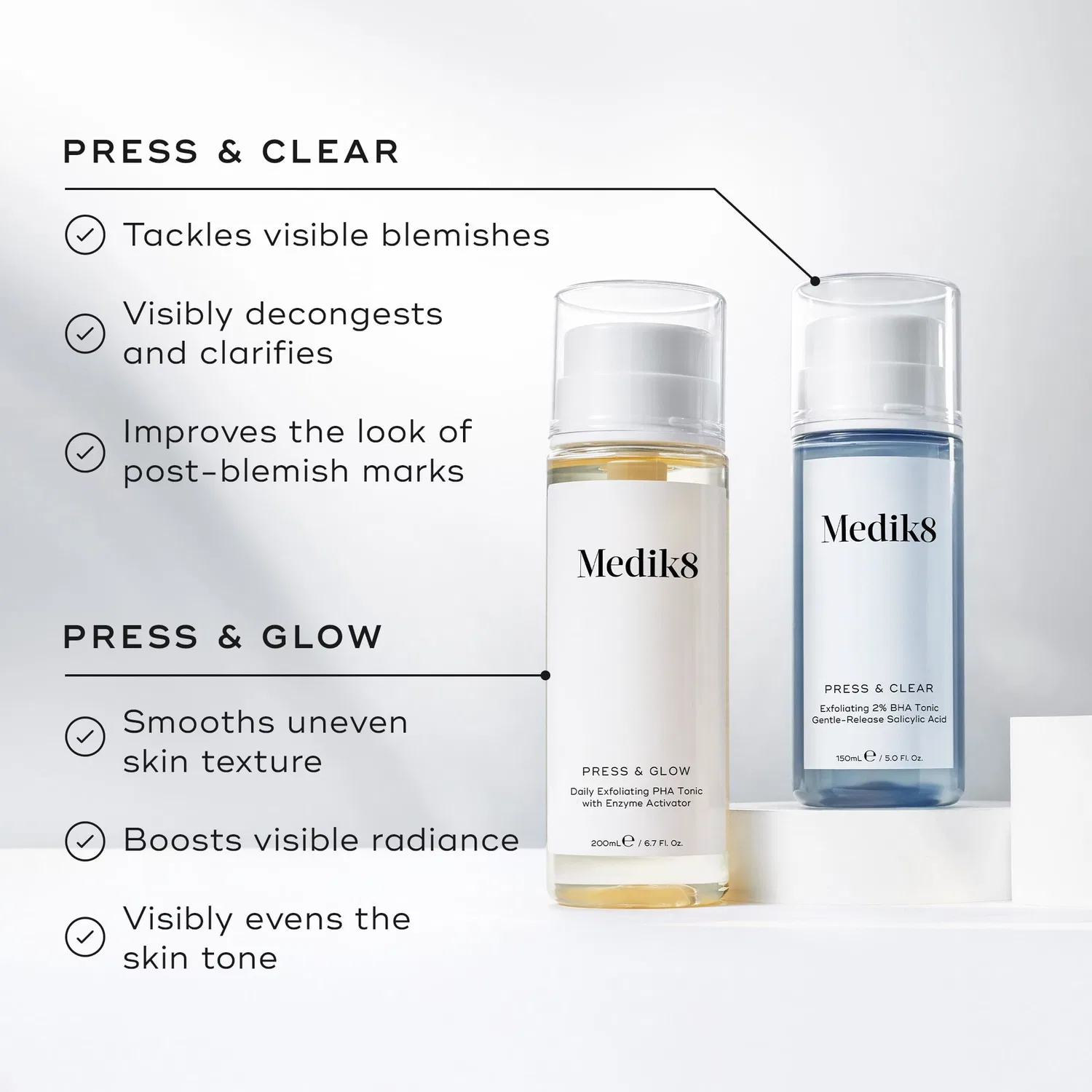 Тоник с PHA Press and Glow Tonic Medik8, 200 мл — фото 4