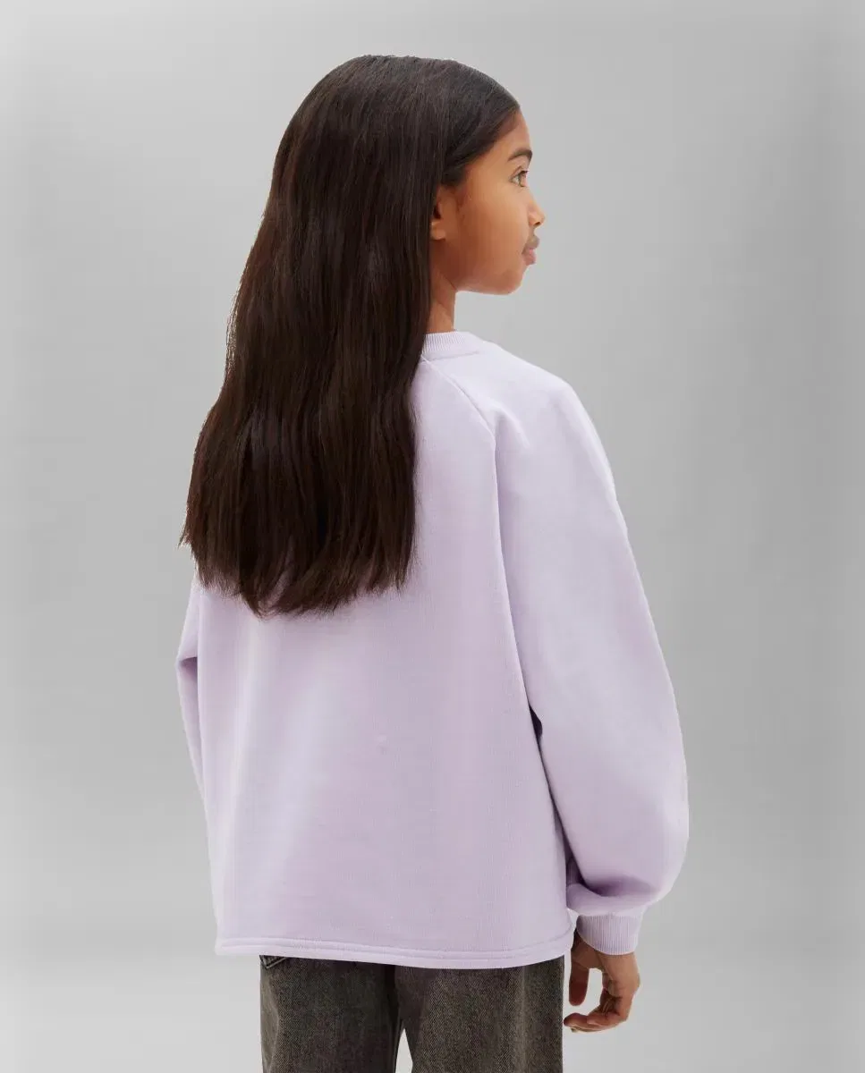 Детская худи для девочек с логотипом Calvin Klein, Morado — фото 2