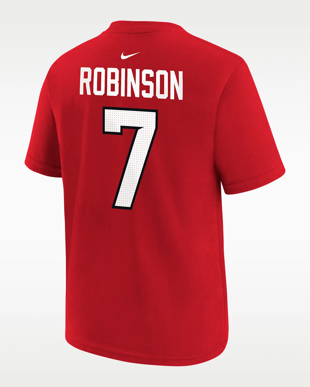 Детская большая футболка Nike NFL Game Bijan Robinson Atlanta Falcons, Red — фото 2