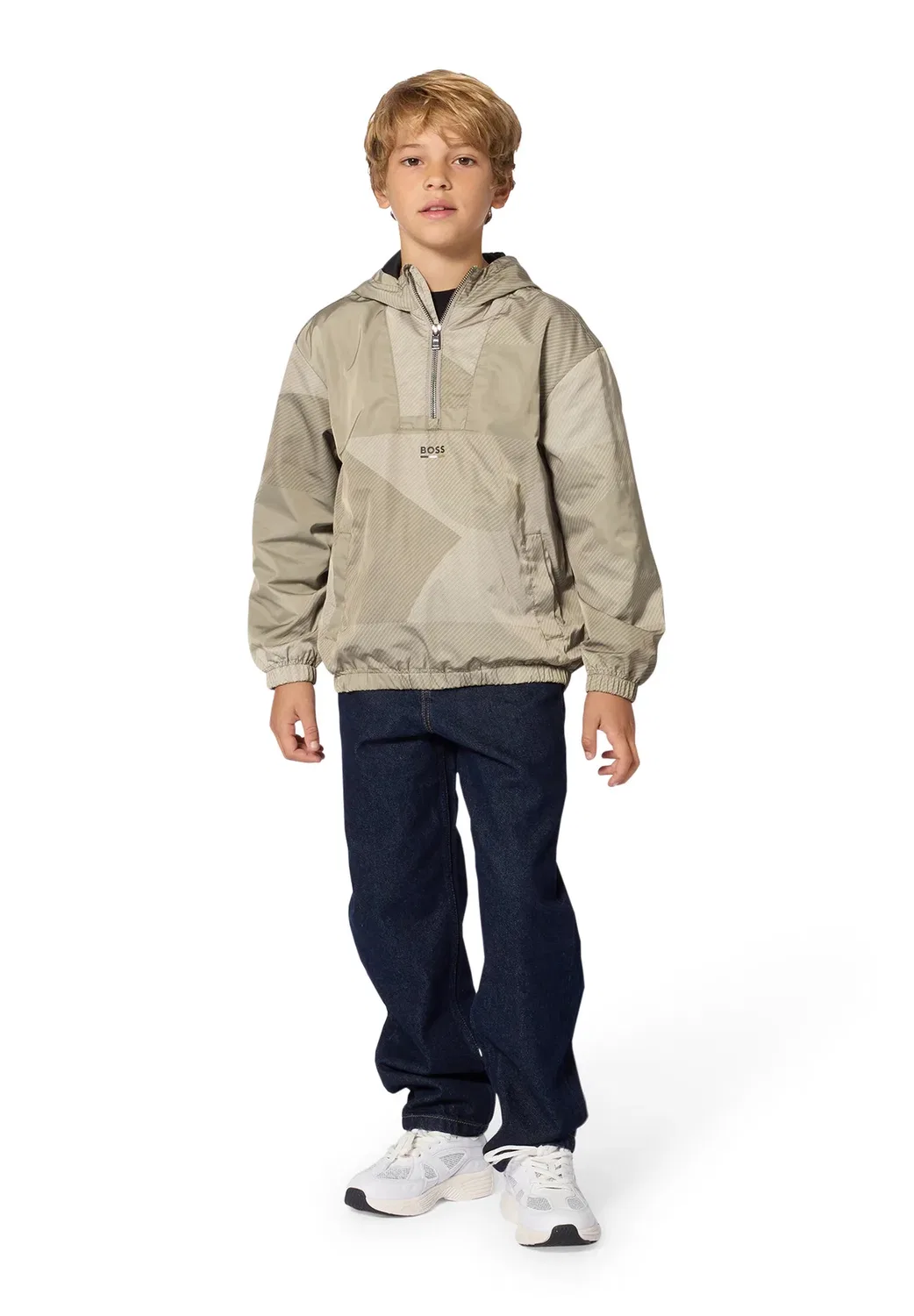 Ветровка с капюшоном для детей и подростков - худи Boss Kidswear, Elm