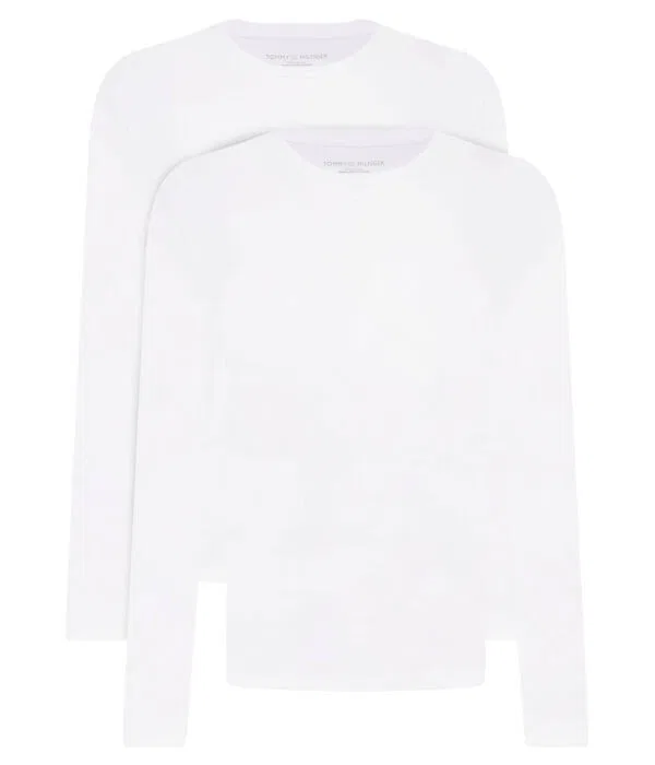 Мужской комплект лонгсливов Longsleeve 2-pack Tommy Hilfiger, белый
