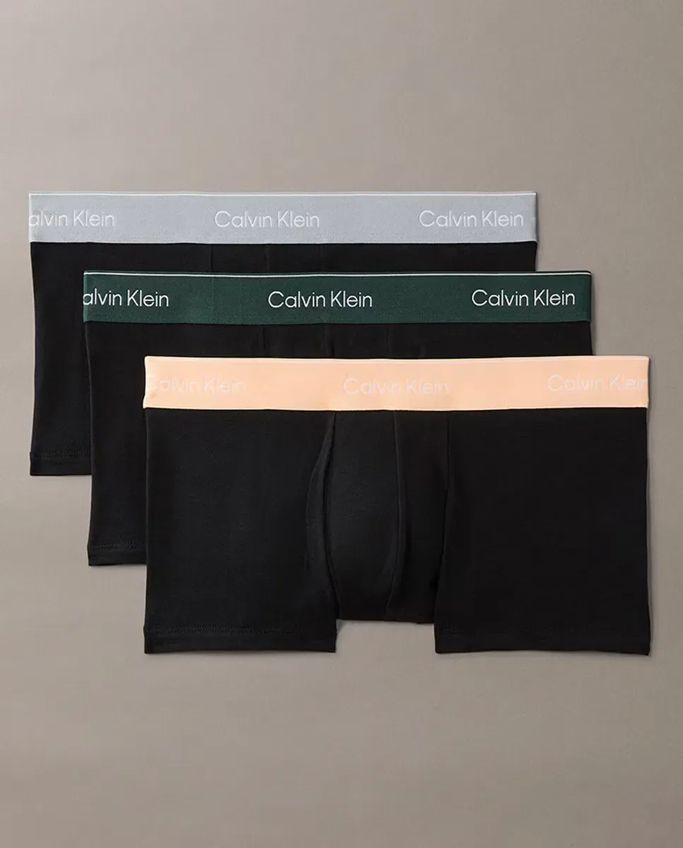 Мужские боксеры с заниженной талией из хлопка Calvin Klein, Negro