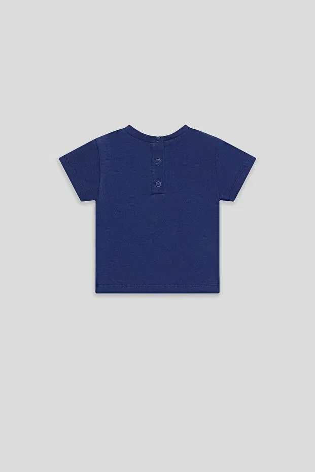 Детская футболка для мальчиков с принтом Gb Baby, Navy Blue — фото 3