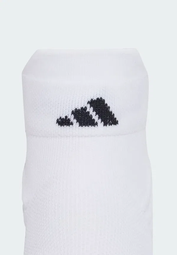 Удобные спортивные носки унисекс для бега до щиколотки Adidas Performance, белый/черный — фото 4