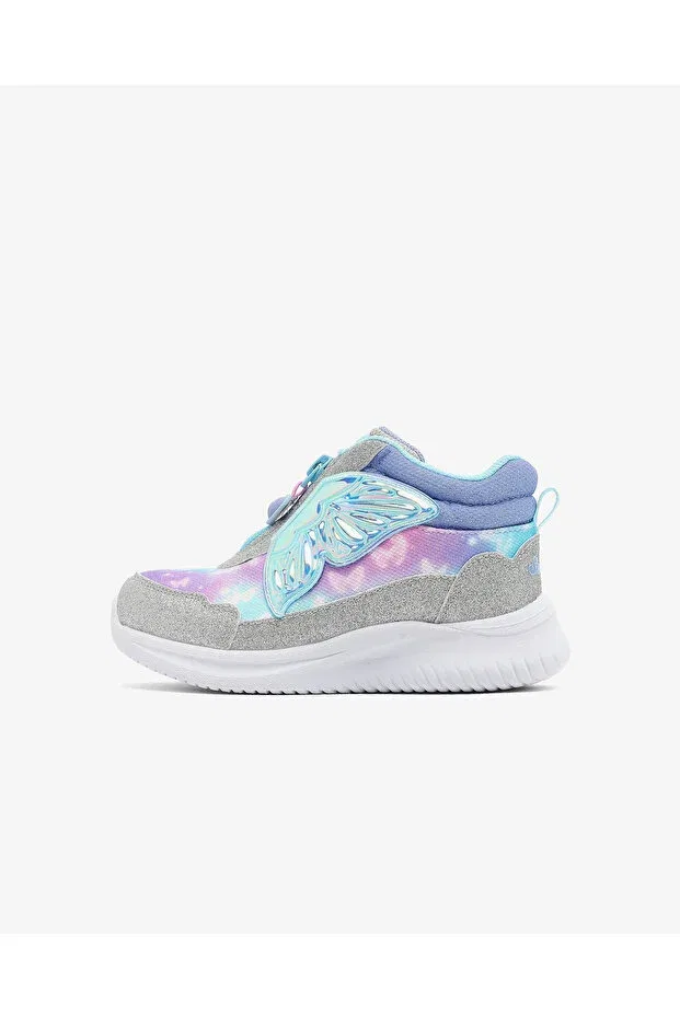 Детские ботинки для девочек с принтом Jumpsters Skechers, Sllv Silver/Lavender