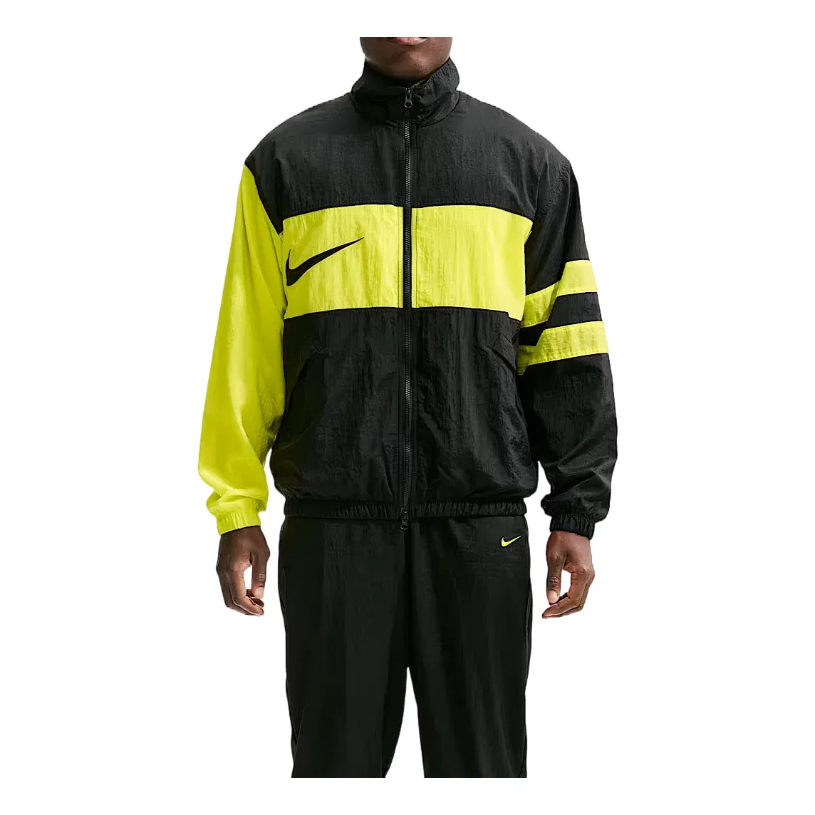 Мужская куртка с водоотталкивающей отделкой i96 Repel Woven Track Nike, черный