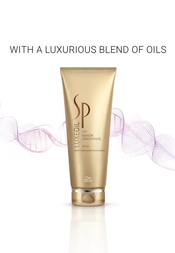 Кондиционер для всех типов волос Wella SP LuxeOil Keratin, 200 мл — фото 3