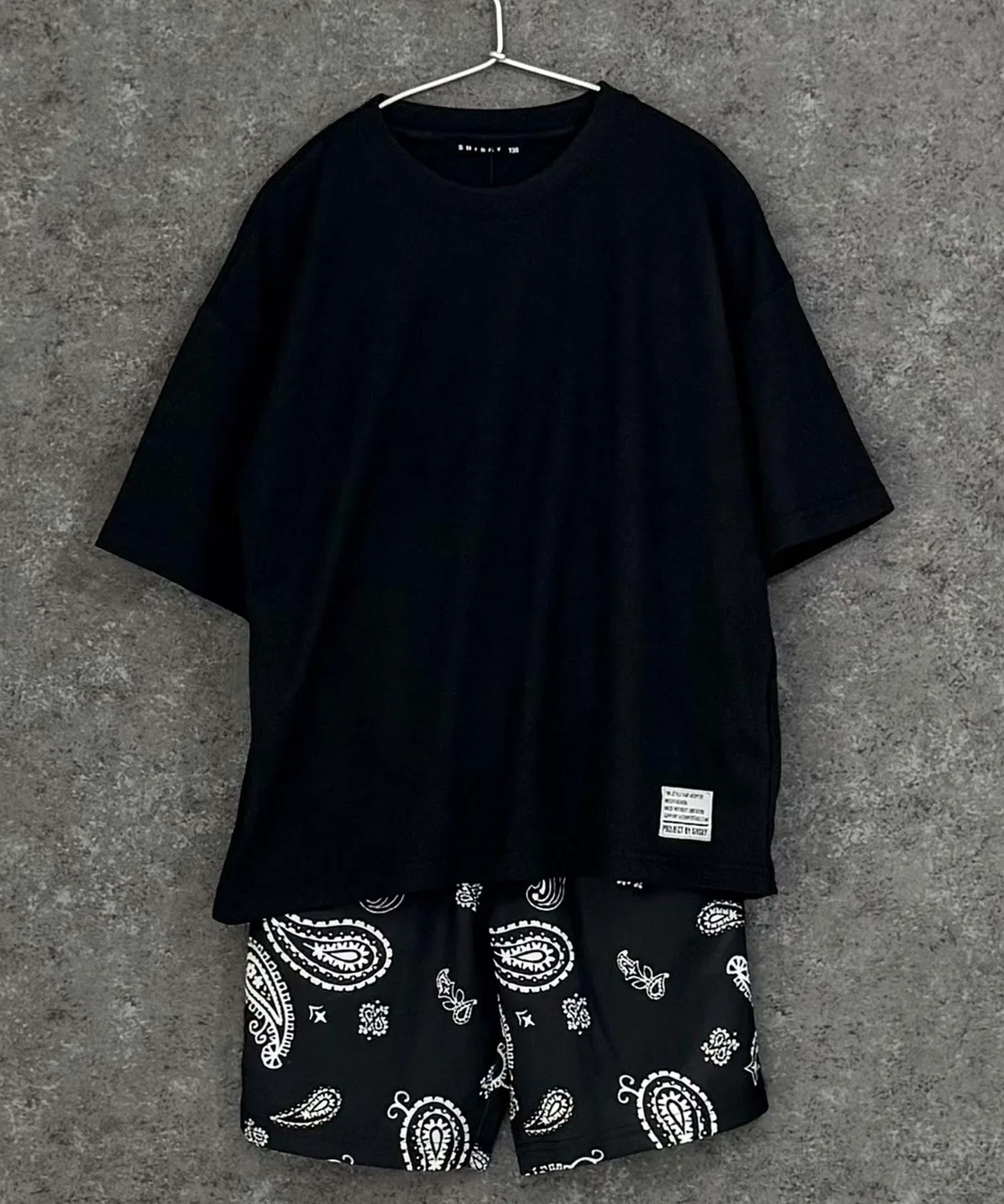 Детский комплект из куртки и брюк из сухого меша с принтом, модель DRY Mesh SHISKY, Black — фото 4