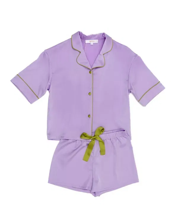 Детский комплект для девочек с коротким рукавом Sunshine Society, Lavender