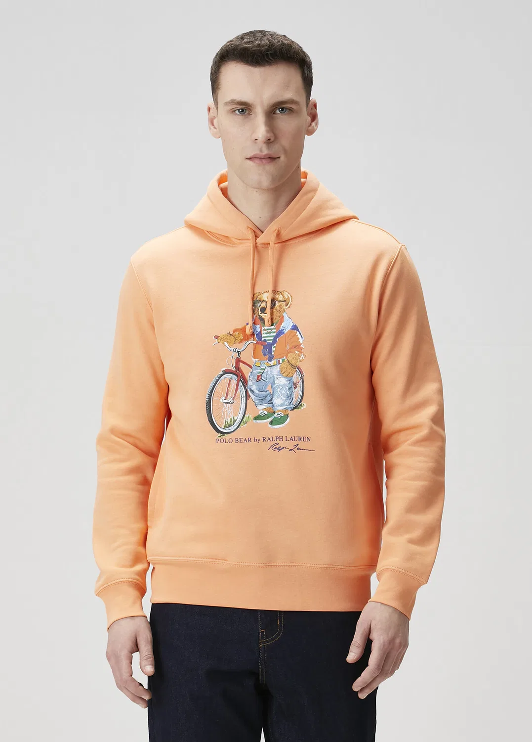 Худи Polo Ralph Lauren с логотипом, оранжевый