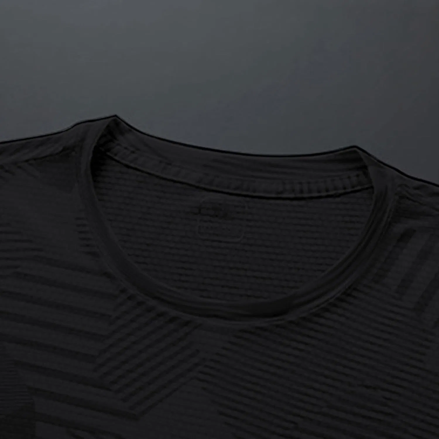 Мужская спортивная футболка с быстросохнущей тканью Ice Silk, Black — фото 4