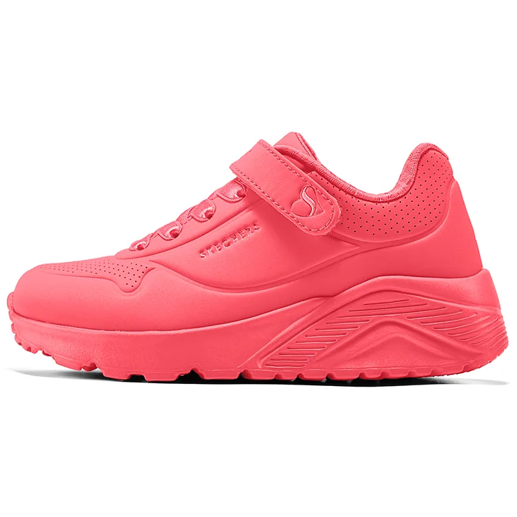 Skechers Kids Детские повседневные кроссовки Neon Pink Kids с противоскользящей и износостойкой подошвой